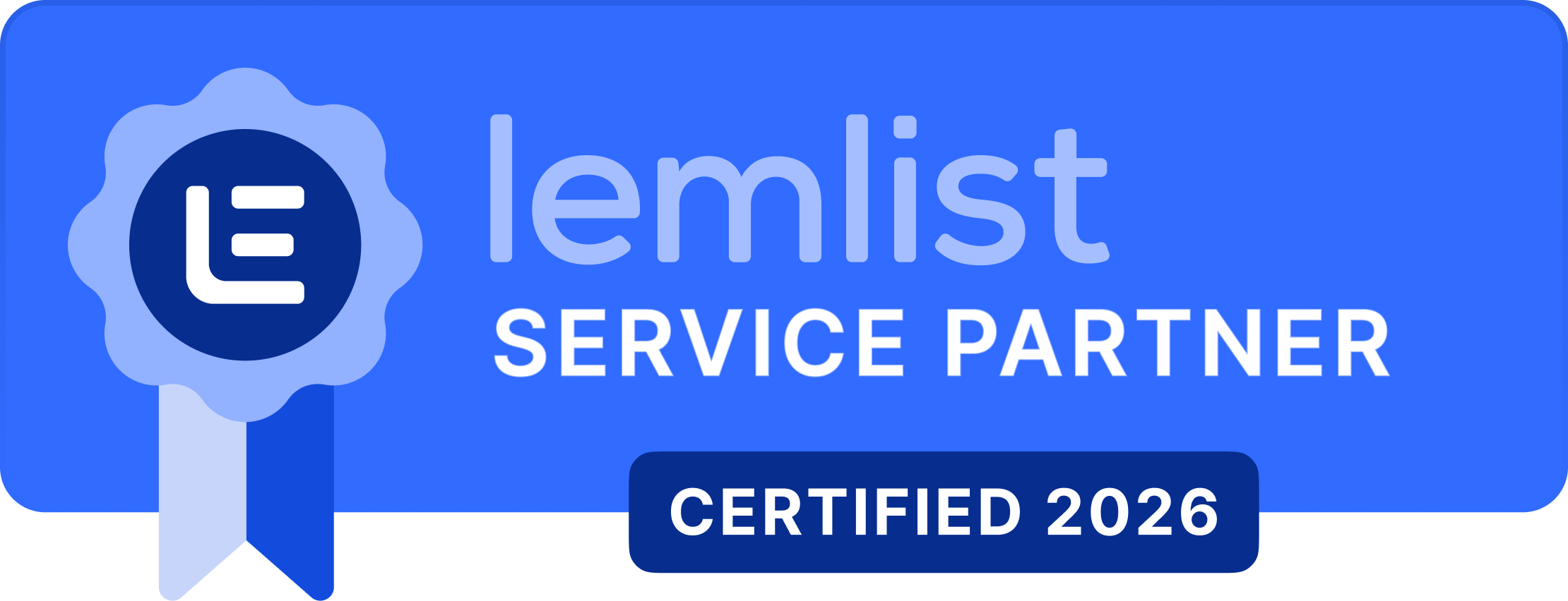 lemlist Service Partner, Certified 2026